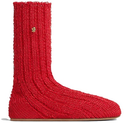 (Women) Bottega Veneta Leather Round Toe Flat Heel Booties 'Red' 765130V3H605811 Order (Women) Bottega Veneta Leather Round Toe Flat Heel Booties 'Red' 765130V3H605811
