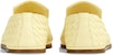 (W) Bottega Veneta Kulit Slip-On Hujung Bulat Kuning 'Selesa Serbaguna Kasual' 735982V2ED07138