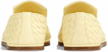Shop Bottega Veneta 葆蝶家 皮革 圓頭套腳 舒適百搭 休閒單鞋 女款 黃色