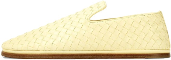 (Women) Bottega Veneta Leather Round Toe Slip-On Yellow 'Comfortable Versatile Casual' 735982V2ED07138 (Women) Bottega Veneta Leather Round Toe Slip-On Yellow 'Comfortable Versatile Casual' 735982V2ED07138