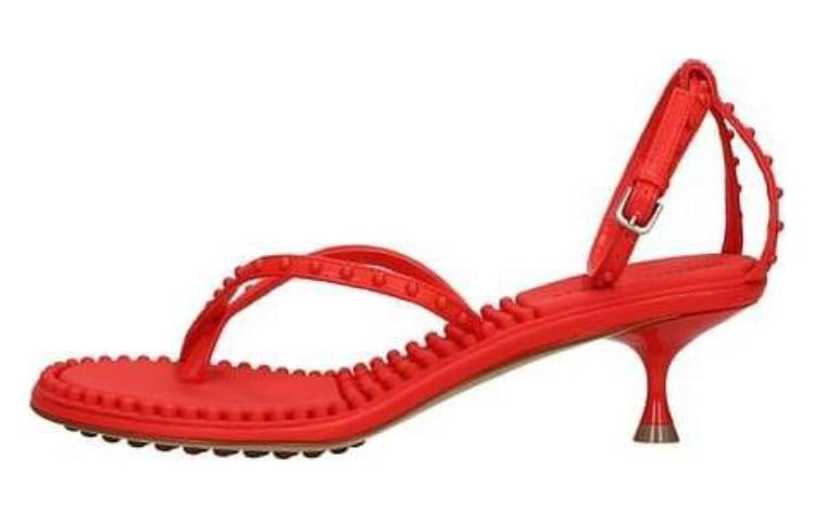 (W) Bottega Veneta Leather Sandal 'CMFTable Versatile Charm Red'