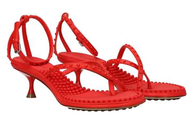 (W) Bottega Veneta Leather Sandal 'CMFTable Versatile Charm Red' 圖 3