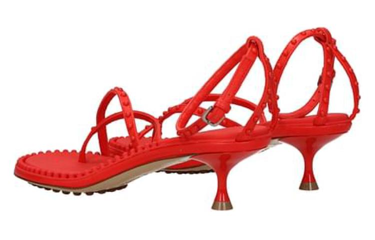 (W) Bottega Veneta Leather Sandal 'CMFTable Versatile Charm Red' 圖 4