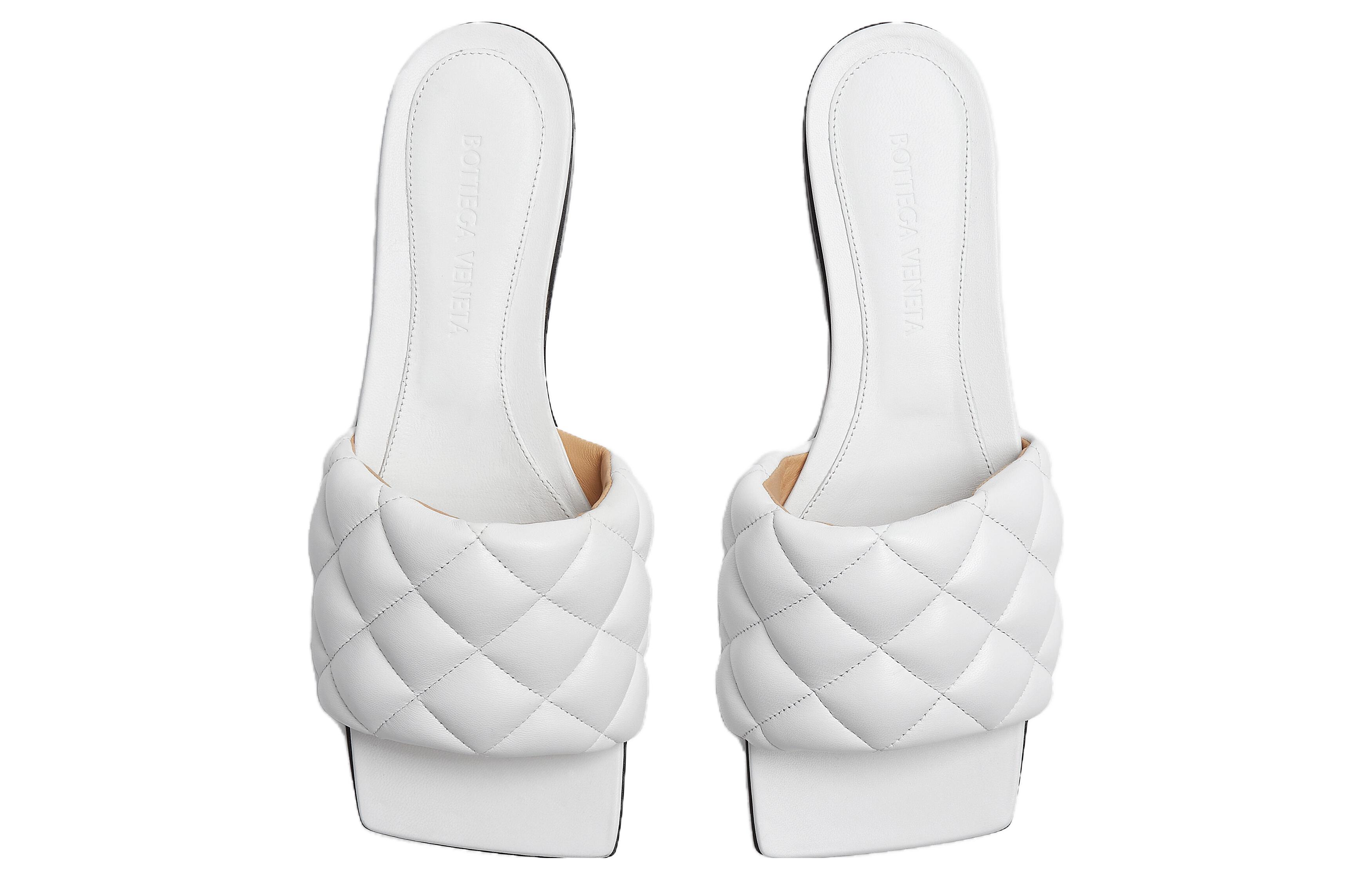 Lookbook (W) ボッテガ・ヴェネタ レザーサンダル (ホワイト) 627710VBRR09122