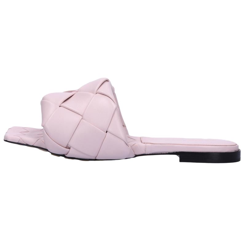 (W) Bottega Veneta Leather Slide 'Pink Fashion'