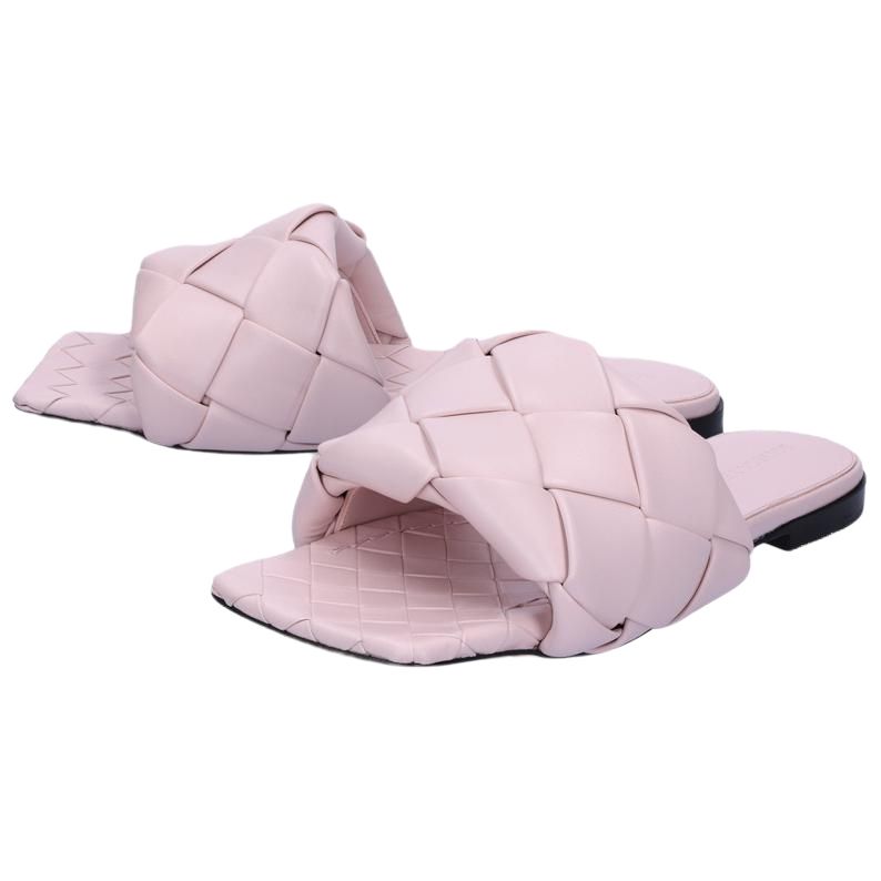 (W) Bottega Veneta Leather Slide 'Pink Fashion' 圖 2