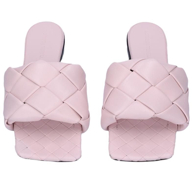 (W) Bottega Veneta Leather Slide 'Pink Fashion' 圖 3