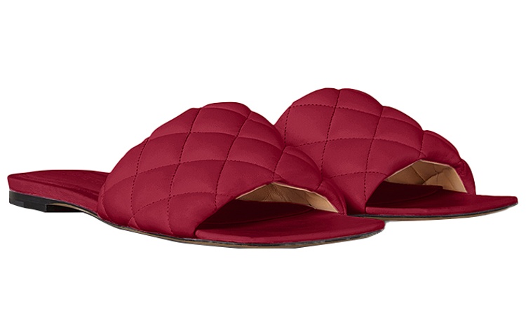 (W) Bottega Veneta Leather Slide 'Red Fashion' 圖 2
