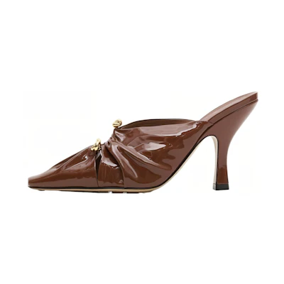 (W) Bottega Veneta Leather Slide 'Simple Brown'