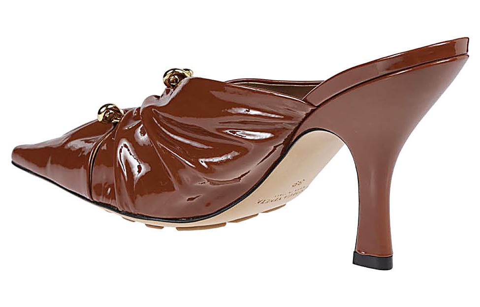 (W) Bottega Veneta Leather Slide 'Simple Brown' 圖 4