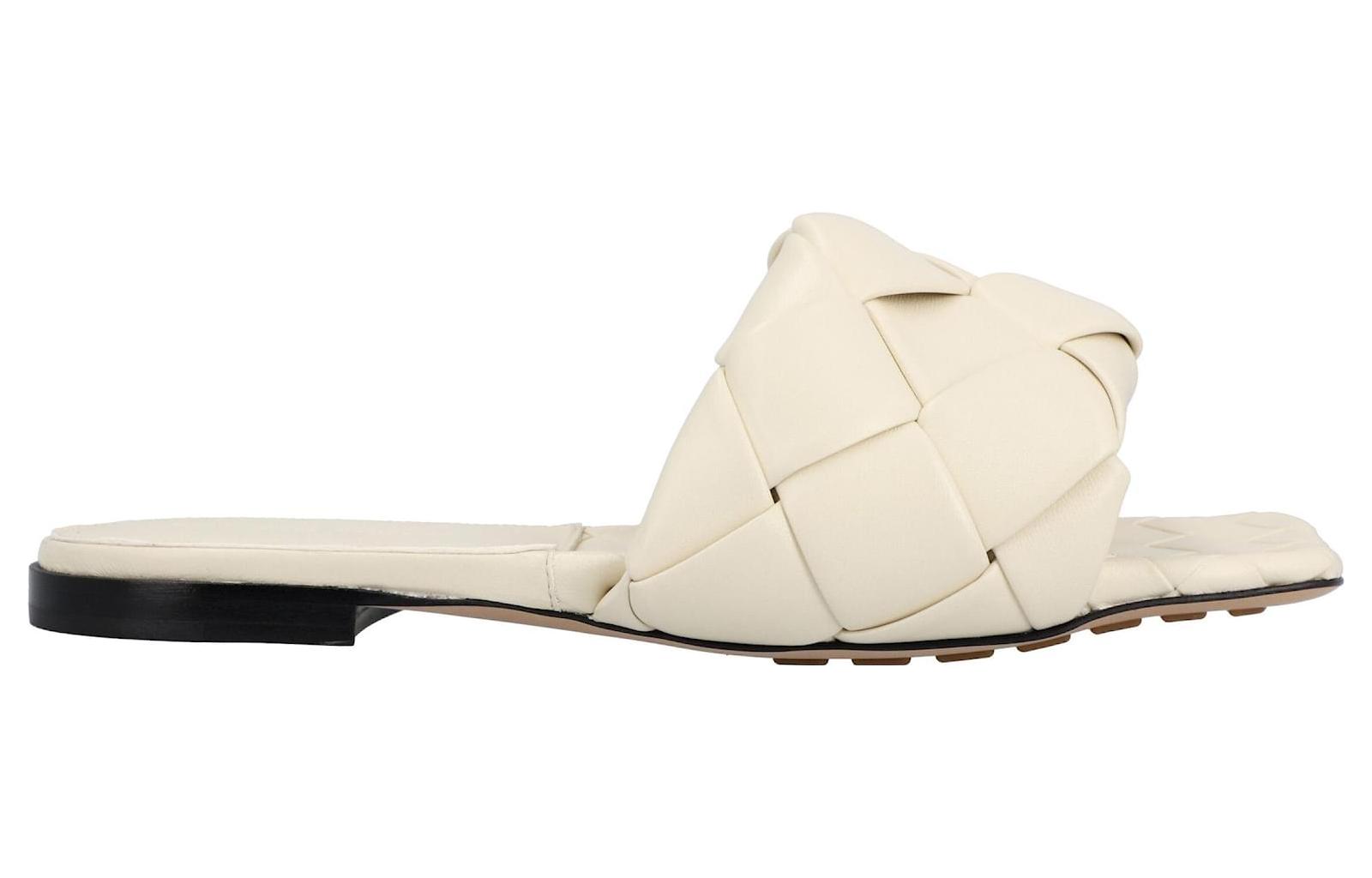 (W) Bottega Veneta Leather Slide 'Simple White' 圖 2