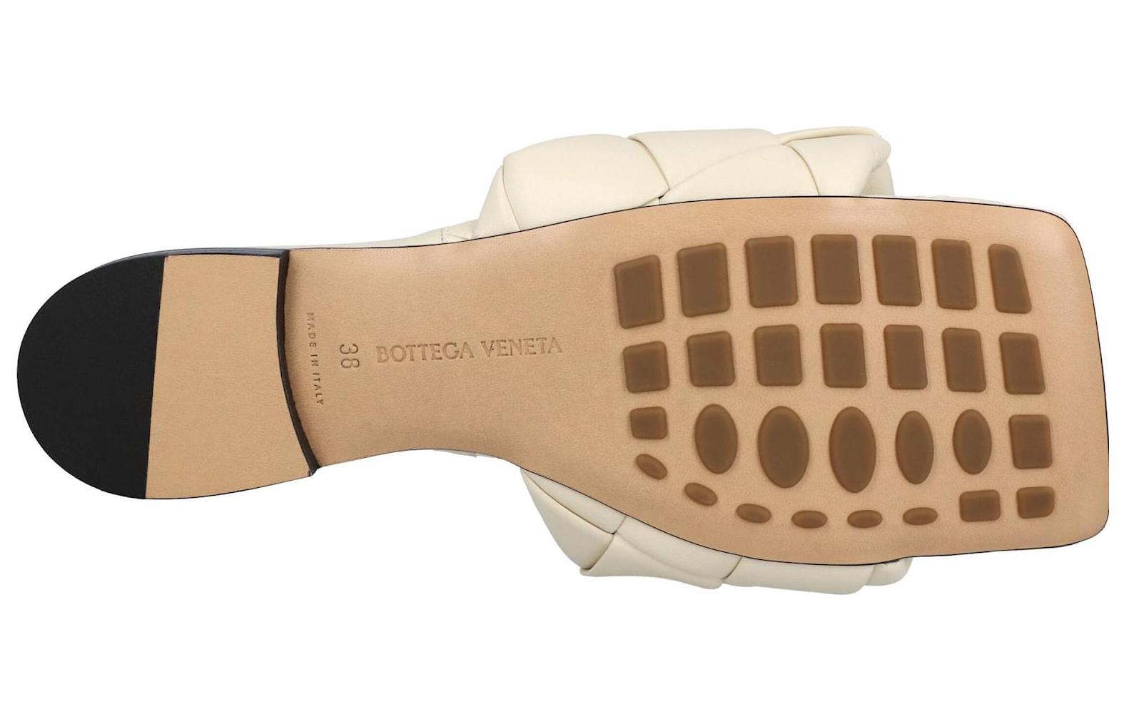 (W) Bottega Veneta Leather Slide 'Simple White' 圖 5