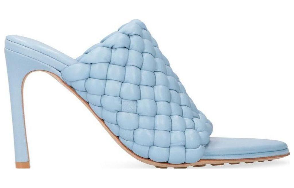 (W) Bottega Veneta Leather Slides 'Blue CMFT' 圖 2