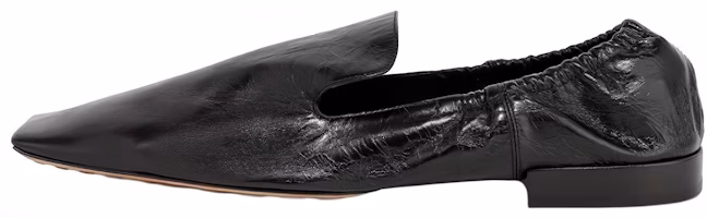 (Women) Bottega Veneta Leather Square-Toe Flat 'Black' 608878VBSH01000 (Women) Bottega Veneta Leather Square-Toe Flat 'Black' 608878VBSH01000