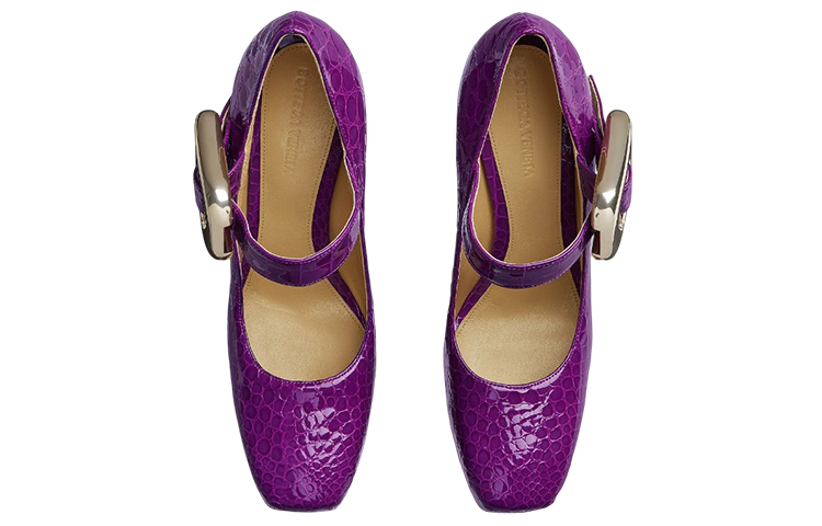 (W) Bottega Veneta Leather Stiletto 'Fashion Purple' 圖 2