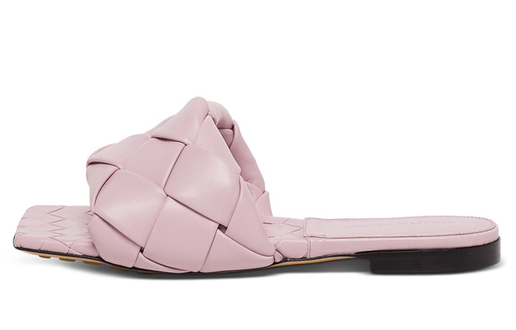 Buy Bottega Veneta 葆蝶家 Lido 露趾 方頭 時尚涼拖 女款 粉色