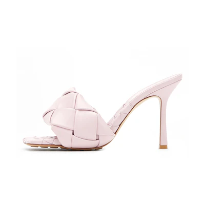 (W) Bottega Veneta Lido 'Pink Weave'
