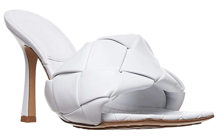 Lookbook (W) ボッテガ・ヴェネタ リド ホワイトレザーヒール 608854VBSS09122