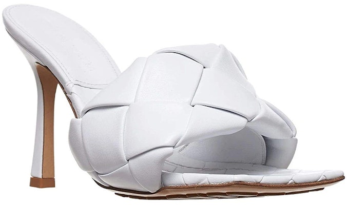 (W) ボッテガ・ヴェネタ リド ホワイトレザーヒール 608854VBSS09122 Lookbook (W) ボッテガ・ヴェネタ リド ホワイトレザーヒール 608854VBSS09122