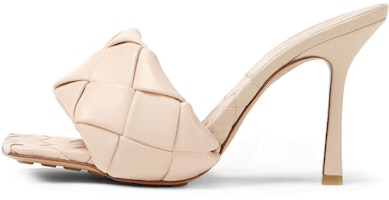 (Women) Bottega Veneta Lido High Heels 'Beige Woven Leather' 608854VBSS01740 (Women) Bottega Veneta Lido High Heels 'Beige Woven Leather' 608854VBSS01740