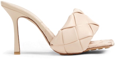 Bottega Veneta 葆蝶家 Lido 編織皮革高跟鞋 女款 米色 Order Bottega Veneta 葆蝶家 Lido 編織皮革高跟鞋 女款 米色