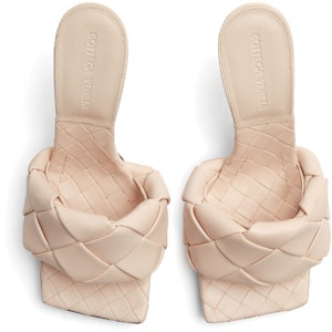 (W) Bottega Veneta Lido High Heels 'Beige Woven Leather' Kulit Tenunan Beige 608854VBSS01740 Lookbook (W) Bottega Veneta Lido High Heels 'Beige Woven Leather' Kulit Tenunan Beige 608854VBSS01740
