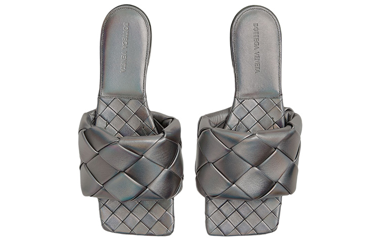 (W) Bottega Veneta Lido Sandals 'Grey Blue' 圖 4