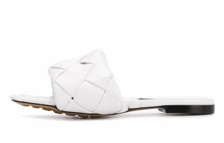 (W) Bottega Veneta Lido Slide 'White Fashion'