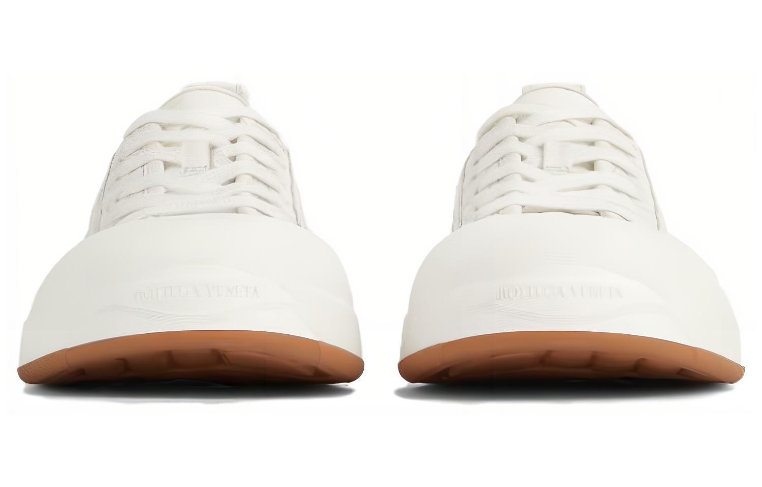 (W) Bottega Veneta Vulcan Leather Optic 'White' 圖 3