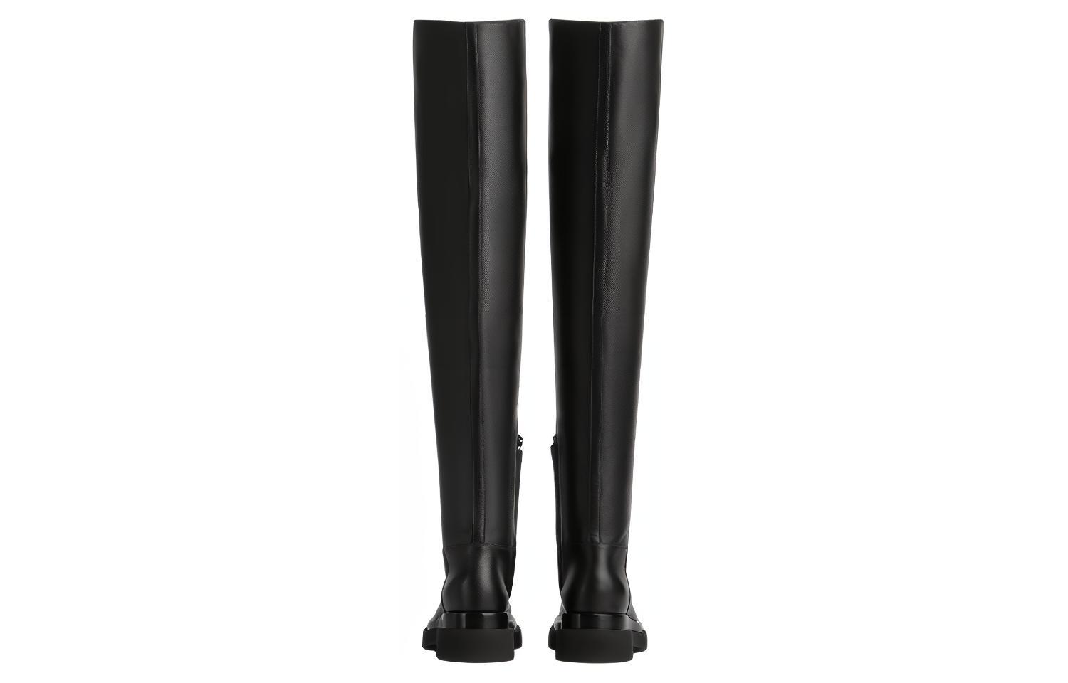 (W) Bottega Veneta Lug 'Black Fashion High-Top Boot' 圖 5