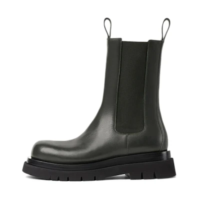 (W) Bottega Veneta Lug Boot 'Bottle Green'