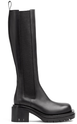 Bottega Veneta/葆蝶家 Lug 簡約 高筒靴 6.5cm 女款 黑色 Order Bottega Veneta/葆蝶家 Lug 簡約 高筒靴 6.5cm 女款 黑色