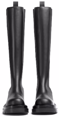 Bottega Veneta/葆蝶家 Lug 簡約 高筒靴 6.5cm 女款 黑色 Shop Bottega Veneta/葆蝶家 Lug 簡約 高筒靴 6.5cm 女款 黑色