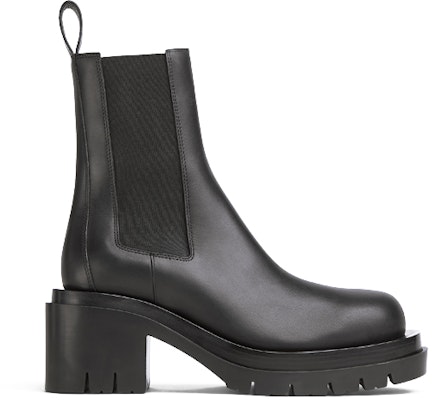 (W) Bottega Veneta 黑色粗跟切尔西靴 667144VBS501000 Order (W) Bottega Veneta 黑色粗跟切尔西靴 667144VBS501000