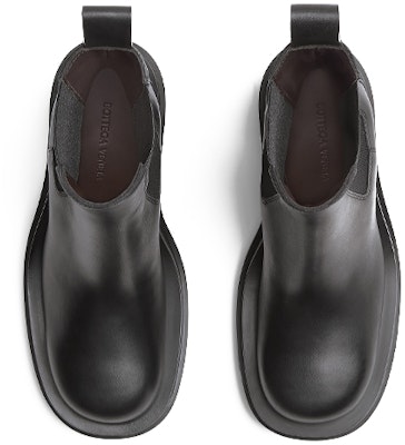 (W) Bottega Veneta 黑色粗跟切尔西靴 667144VBS501000 Lookbook (W) Bottega Veneta 黑色粗跟切尔西靴 667144VBS501000