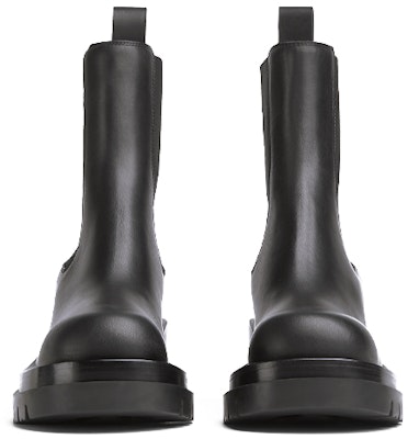 (W) Bottega Veneta 黑色粗跟切尔西靴 667144VBS501000 Shop (W) Bottega Veneta 黑色粗跟切尔西靴 667144VBS501000