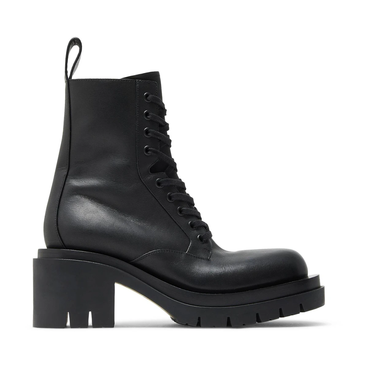 W) ボッテガ・ヴェネタ レディース レースアップブーツ 'ブラック W) ボッテガ・ヴェネタ レディース レースアップブーツ 'ブラック