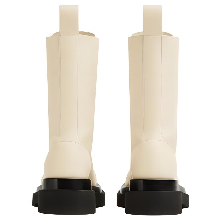 (W) Bottega Veneta Lug Lace-Up Boot 'Sea Salt' 圖 5