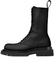 (Women) Bottega Veneta Lug Leather Ankle Boots 'Black' 716222VBS501000 (Women) Bottega Veneta Lug Leather Ankle Boots 'Black' 716222VBS501000