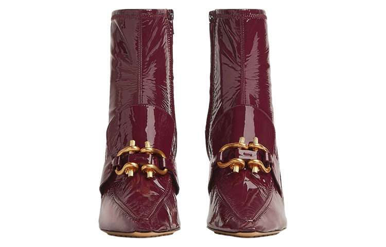 (W) Bottega Veneta Madame Ankle Boot 'Patent Calfskin Red' 圖 2
