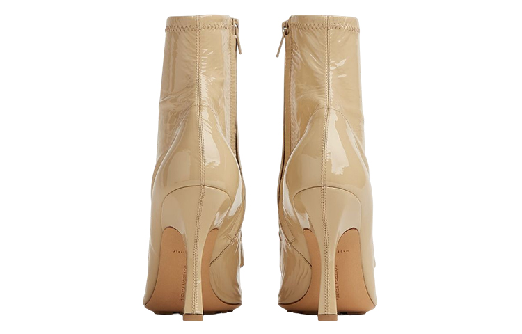 (W) Bottega Veneta Madame Boots 'Beige Patent Leather with Gold Buckle' 圖 4