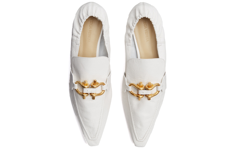 (W) Bottega Veneta Madame Loafer 'White' 圖 2