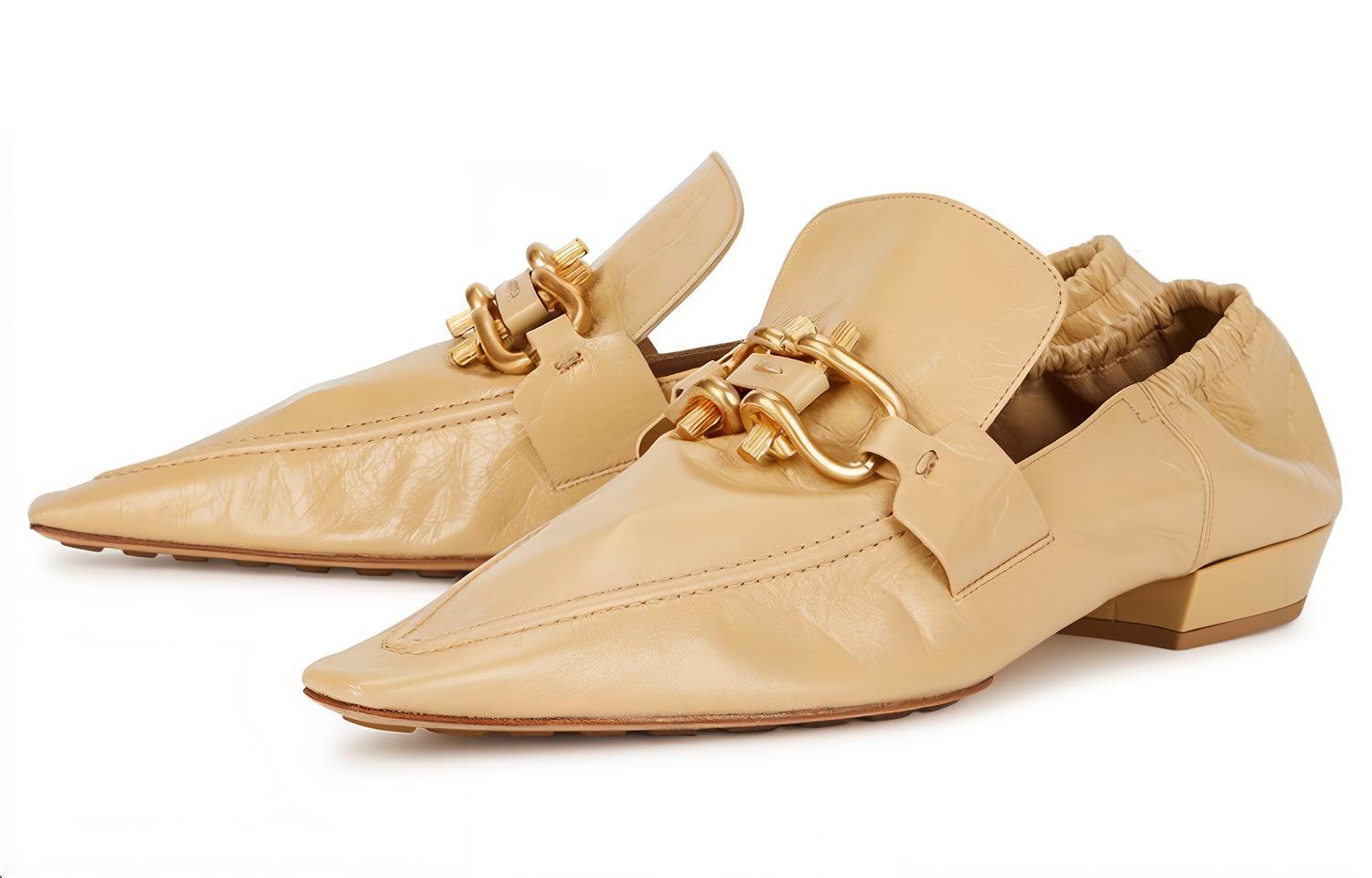 (W) Bottega Veneta Madame Moccasins 'Apricot' 圖 3