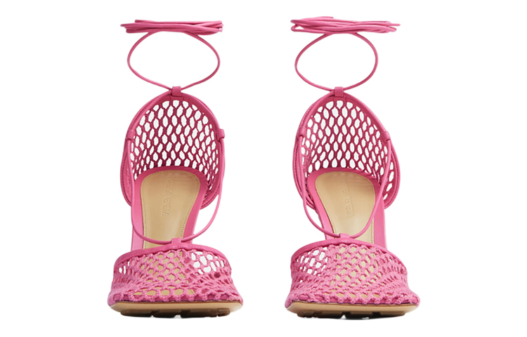 (W) Bottega Veneta Mesh High Heels 'Rhododendron Pink' 圖 2