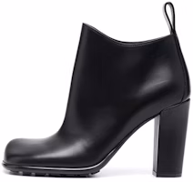 (Women) Bottega Veneta Mid-Heel Leather Ankle Boot 'Black' 677269V1AO01000 (Women) Bottega Veneta Mid-Heel Leather Ankle Boot 'Black' 677269V1AO01000