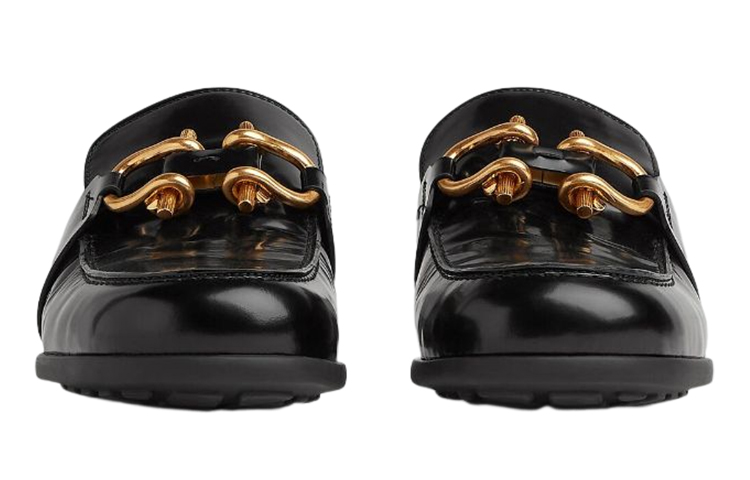 Lookbook (Women) Bottega Veneta Monsieur 'Black Leather and Metal Buckle' 729877V28R01000