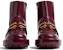 (W) But Bottega Veneta Lelaki Kulit 'Burgundy Zip' 763861V28R02240