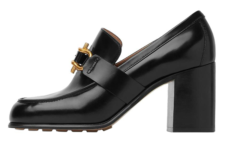 (W) Bottega Veneta Monsieur Leather Pump 'Black'