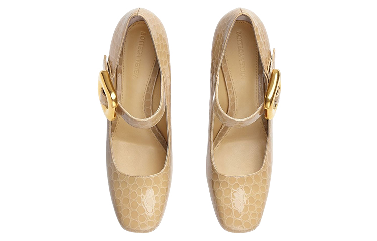 (W) Bottega Veneta Mostra 'Crocodile Embossed Light Brown' 圖 2