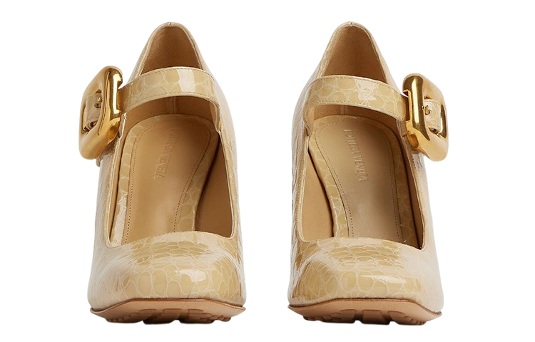 (W) Bottega Veneta Mostra 'Crocodile Embossed Light Brown' 圖 3